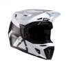 KASK MOTOCYKLOWY Z GOGLAMI LEATT KIT MOTO 9.5 CARBON WHITE M